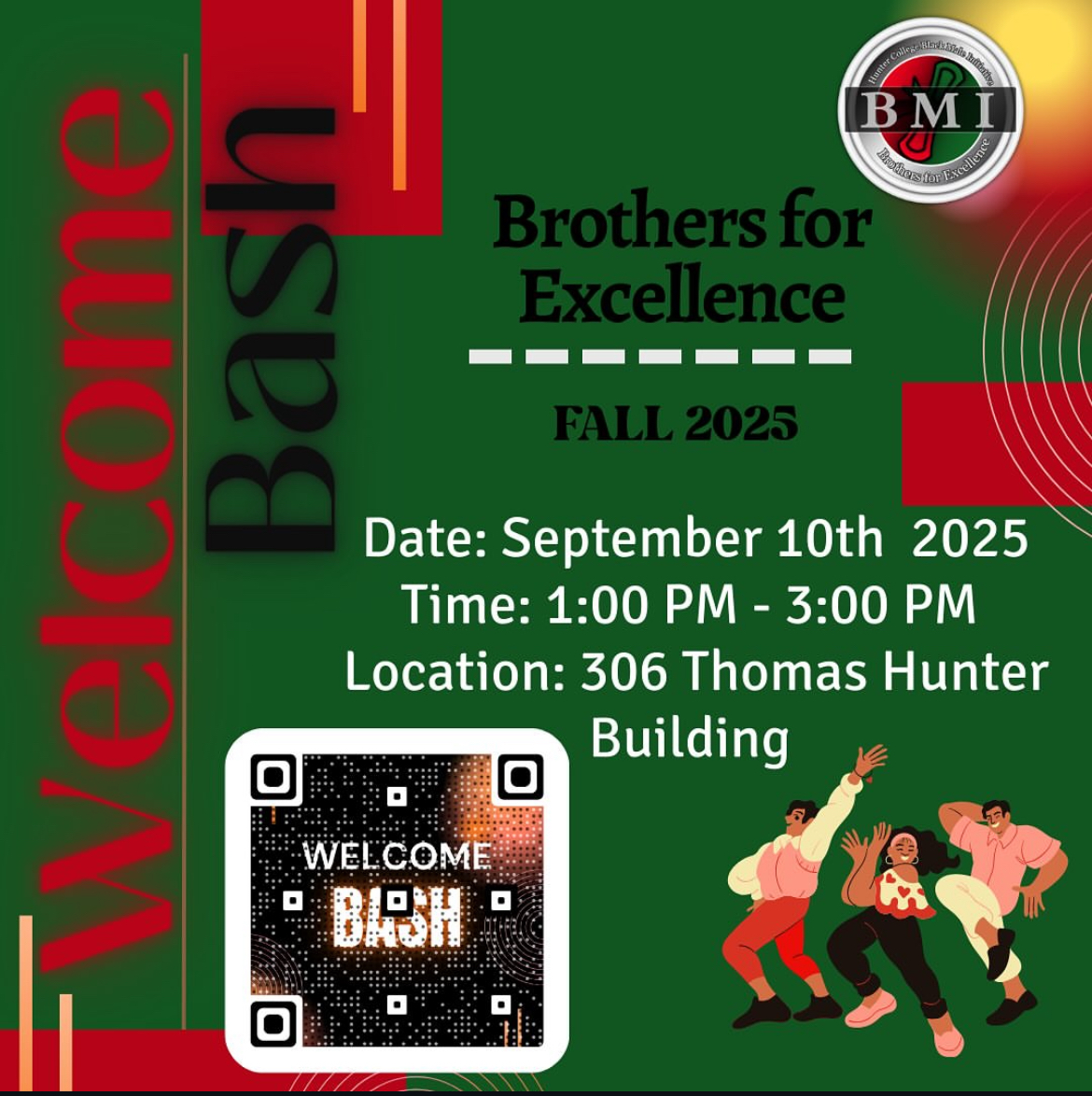 BMI Welcome Back Bash Flyer